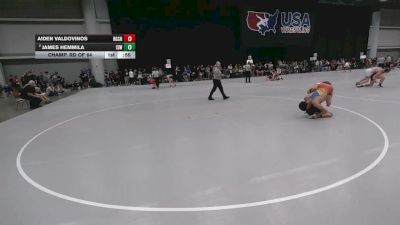 150 lbs Champ. Rd Of 64 - Aiden Valdovinos, Rio Grande City High School Wrestling vs James Hemmila, Izzy Style Wrestling