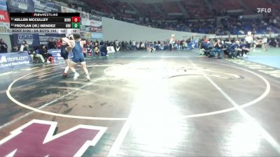 5A Boys 144 lbs Cons. Round 1 - Kellen McCulley, Bend Boys vs Froylan (Jr.) Mendez, Hood River Valley Boys