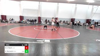 133 lbs Consi Of 8 #1 - Matthew O'Neill, Unaffiliated HS vs Kyle Burwick, North Dakota State