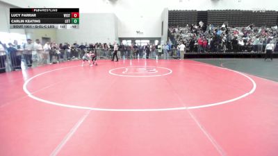 2nd Place - Lucy Farrar, Westerly Bulldogs vs Carlin Keating, Little Champ