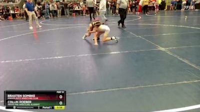 75 lbs Semifinal - Collin Roeber, Siouxland Wrestling Academy vs Braxten Sombke, Dakota Boyz Wrestling Club