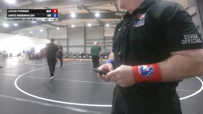 51 kg Quarters - Evan Restivo, M2 Training Center vs Karver Peasley, Inland Northwest Wrestling Training Center