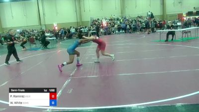 124 lbs Semifinal - Paola Ramirez, Osceola High School vs Willow White, South Dade High School