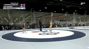 U15 GR - 38 lbs 1st Place Match - Johnathan Thompson, Sebolt Wrestling Academy vs Max Lindquist, Collum Trained School Of Wrestling