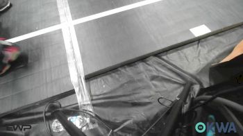 90 lbs Quarterfinal - Acelynn Hauenstein, Tiger Trained Wrestling vs Crew Card, Tulsa Blue T Panthers