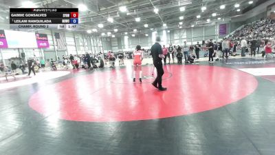 125 lbs Champ. Round 2 - Gabbie Gonsalves, Scrap Yard Garage Wrestling vs Leilani Nanquilada, Mat Demon Wrestling Club