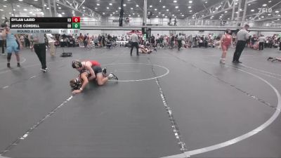 105 lbs Round 8 (10 Team) - Dylan Laird, Kraken Black vs Jayce Cordell, Dayton Bandits