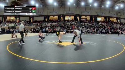 113-2A/1A Cons. Semi - Grayson Barnhill, South Carroll vs Brandon Wunder, Sparrows Point