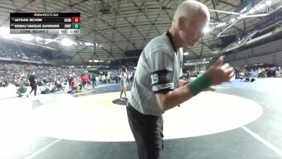 Girls 3A 155 lbs Cons. Round 2 - Jaydan McKim, Hermiston (Girls) vs Demaj`unique Dawkins, Federal Way (Girls)