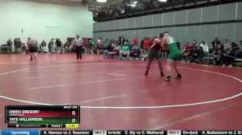 Round 1 - Owen Gregory, Cedar Falls vs Tate Williamson, Osage