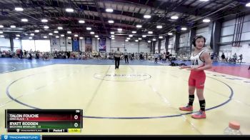 96 lbs Rd# 3 12:00pm Friday - Ryatt Rodden, Backyard Brawlers vs Talon Fouche, Iowa Black