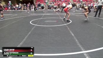 115 lbs Round 2 (6 Team) - Colby Payne, Midwest Elite vs Slade Patterson, $nowmen