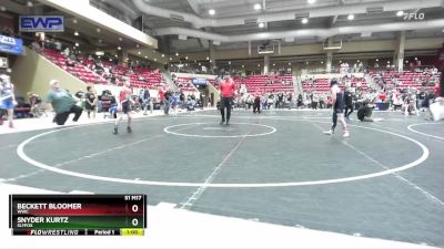 73 lbs Semifinal - Snyder Kurtz, Slyfox vs Beckett Bloomer, WWC