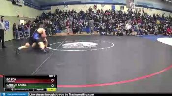 220 lbs Semifinal - Bo Fox, Tonasket vs Carson Sasse, Tonasket