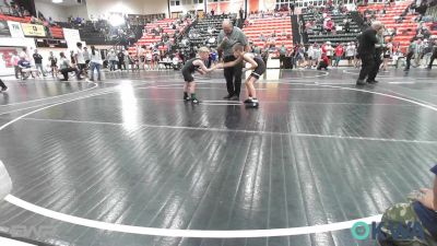 70 lbs Rr Rnd 3 - Cole Schiltz, Verdigris Youth Wrestling vs River Minton, Runestone