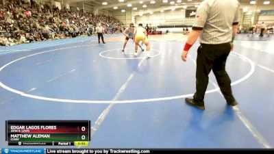 215 lbs Cons. Round 1 - Edgar Lagos Flores, John R. Lewis vs Matthew Aleman, Cosby