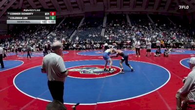 1A-144 lbs Semifinal - Coleman Lee, Trion vs Conner Doherty, Mt. Pisgah Christian School