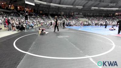 62 lbs Semifinal - Harper Jackson, Tuttle Wrestling vs Abigail McGirt, Salina Wrestling Club