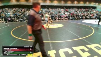 175 lbs Semifinal - Aaron Coverdell, Shadow Ridge vs Levi Bussey, Granite Bay