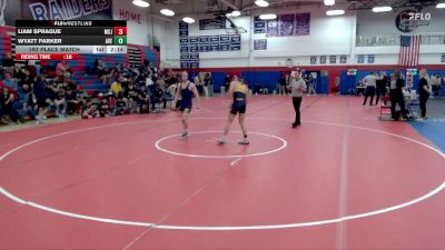 141H 1st Place Match - Wyatt Parker, Averett vs Liam Sprague, Mount St. Joseph