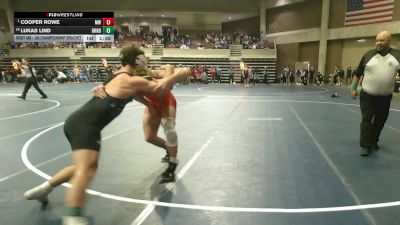 160 Championship Bracket Champ. Round 3 - Cooper Rowe, Mound Westonka vs Lukas Lind, Brainerd