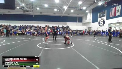 106 lbs Champ. Round 2 - Ian Rodriguez-Romeo, Threshold vs Spencer Clay, Villa Park High School