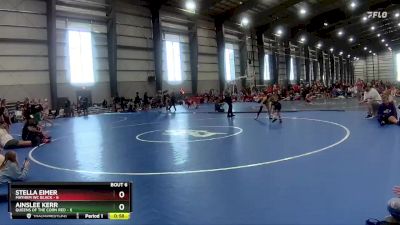 66 lbs Semis - R1 Wb - Stella Eimer, Mayhem WC Black vs Ainslee Kerr, Queens Of The Corn Red