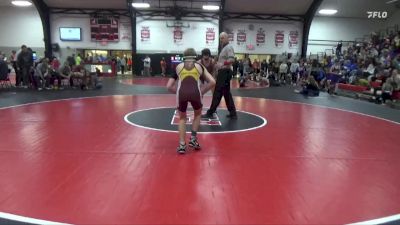 120 lbs Round 2 - Levi Evans, Mount Pleasant vs Cole Quittem, Fort Madison JV