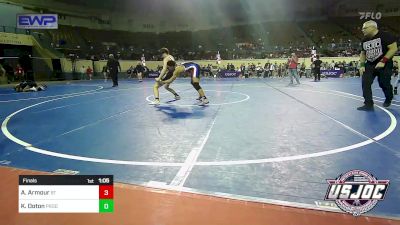 140 lbs Final - Ardie Armour, BullTrained vs Kylan Ooton, Prodigy Elite Wrestling