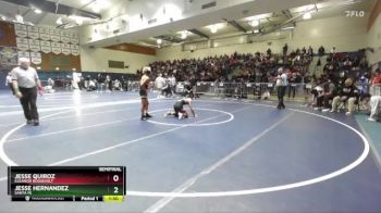 113 lbs Semifinal - Jesse Quiroz, Eleanor Roosevelt vs Jesse Hernandez, Santa Fe