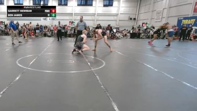 157 lbs Finals (2 Team) - Ben James, Youngstown Elite vs Garrett Newman, Phoenix WC