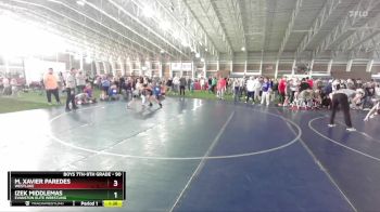 90 lbs Champ. Round 1 - M. Xavier Paredes, Westlake vs Izek Middlemas, Evanston Elite Wrestling