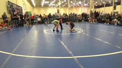 85 lbs Rr Rnd 1 - David Long, Gladiators K-8 vs Bentley Bergen, Highland Hornets K-8