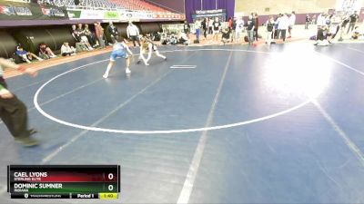 120-124 lbs Round 1 - Cael Lyons, Sterling Elite vs Dominic Sumner, Indiana