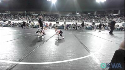 52 lbs Consi Of 8 #2 - Knox Kincaid, Cowboy Wrestling Club vs Lane Pankaskie, Claremore Wrestling Club