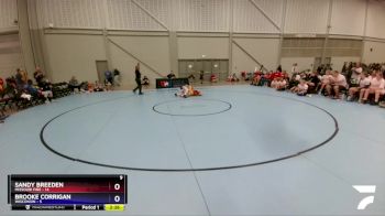 100 lbs Semis & 3rd Wb (16 Team) - Sandy Breeden, Missouri Fire vs Brooke Corrigan, Wisconsin