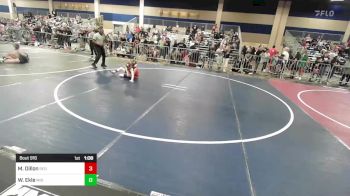 78 lbs Round Of 16 - Michael Dillon, Red Wave WC vs Weston Ekle, Mid Valley Wr Ac