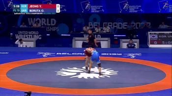 70 kg Qualif. - Yongseok Jeong, Korea vs Oleksii Boruta, Ukraine