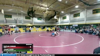 100 lbs Semifinal - Gatlin Cordes, Wall vs Chase Hurd, Miller Wrestling Club