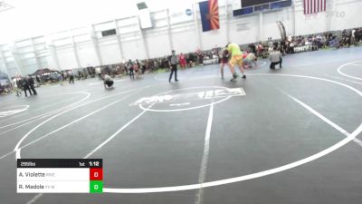 285 lbs Rr Rnd 2 - Achilles Violette, Riverside Rascals vs Robert Madole, YV Wrestling