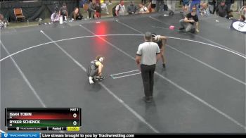 98 lbs Cons. Round 1 - Isiah Tobin, IA vs Ryker Schenck, IN