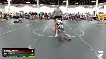 80 lbs Round 3 (8 Team) - Roman Cortese, Mat Warriors vs Walker Hall, OMP