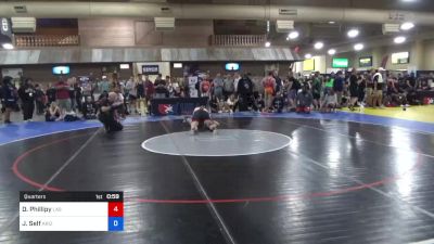 100 kg Quarters - Daren Phillipy, Las Vegas Wrestling Club vs James Self, Arizona