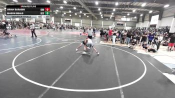 98 lbs Quarterfinal - Uriah Barabin, Grindhouse WC vs Mason Beals, Desert Dogs WC