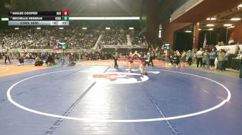 100 lbs Cons. Semi - Hailee Cooper, Riverton vs Michelle Henman, Kelly Walsh