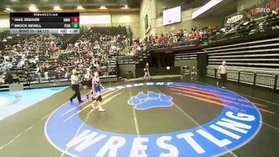 5A 113 lbs Champ. Round 1 - Jake Zesiger, Viewmont vs Brock Revell, Pleasant Grove