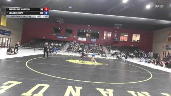 145 lbs 1st Place Match - Madeline Kubicki, Presbyterian vs Louise Juitt, Delaware State