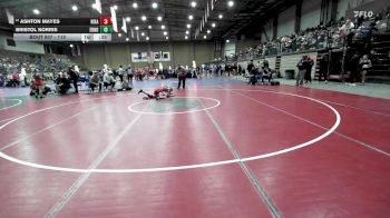 110 lbs Cons. Round 5 - Ashton Mayes, Nixa vs Bristol Norris, Edmond North