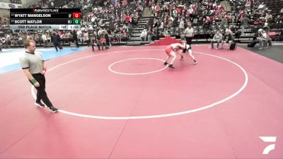 5A 157 lbs 3rd Place Match - Wyatt Mangelson, Spanish Fork vs Scott Naylor, West Jordan