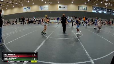 92 lbs Round 4 (6 Team) - Mo Worthy, Mat Assassins Black vs Daylin Fraley, Kardiac Kidz